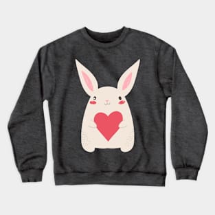 Lovely Cute Bunny Crewneck Sweatshirt